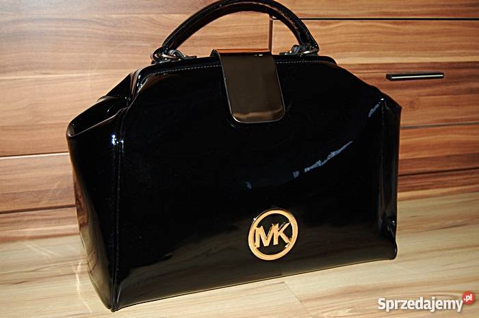 Torebka damska kuferek Michael Kors MK lakier Szamotuły