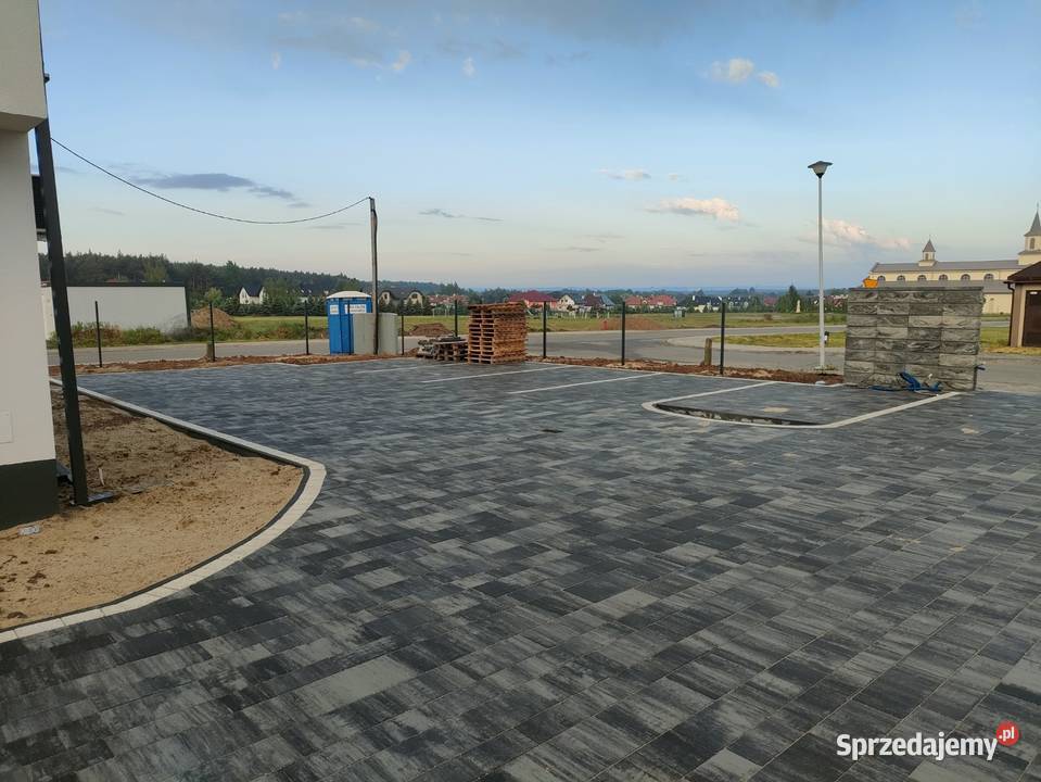 Układanie kostki brukowej Ropczyce Sędziszów podkarpackie Rzeszów usługi budowlane