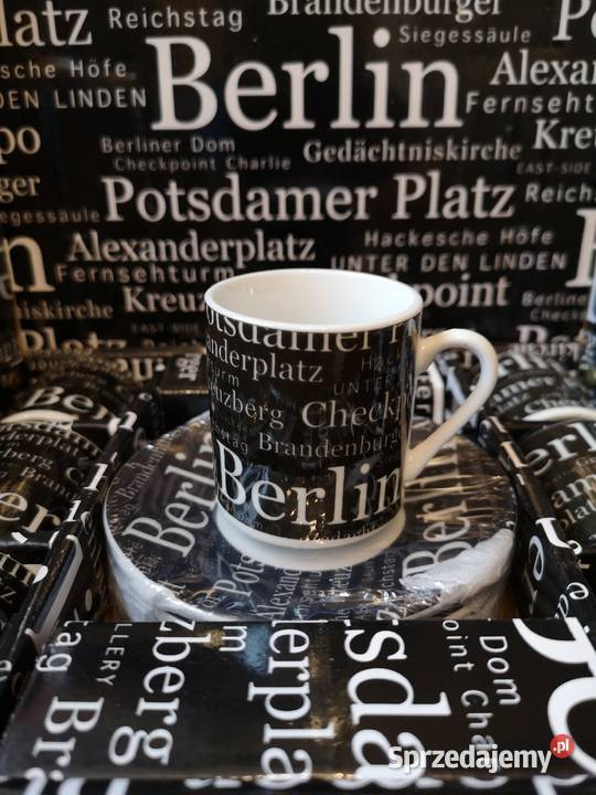 Zestaw filiżanek 6 set espresso wzór Berlin pomorskie Gdańsk