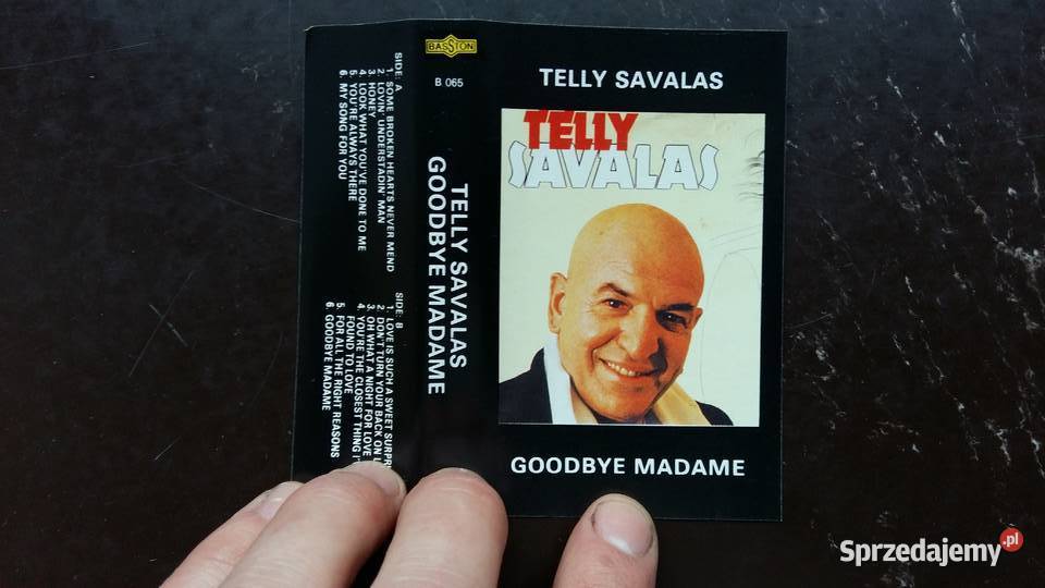 Kaseta magnetofonowa Telly Savalas Goodbye Muzyka podlaskie Siemiatycze