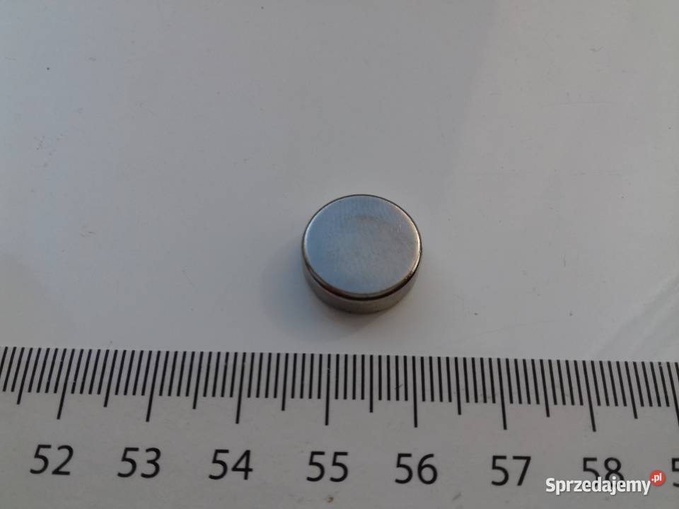 Magnes mocny neodymowy okrągły 15mm x 48mm Bydgoszcz