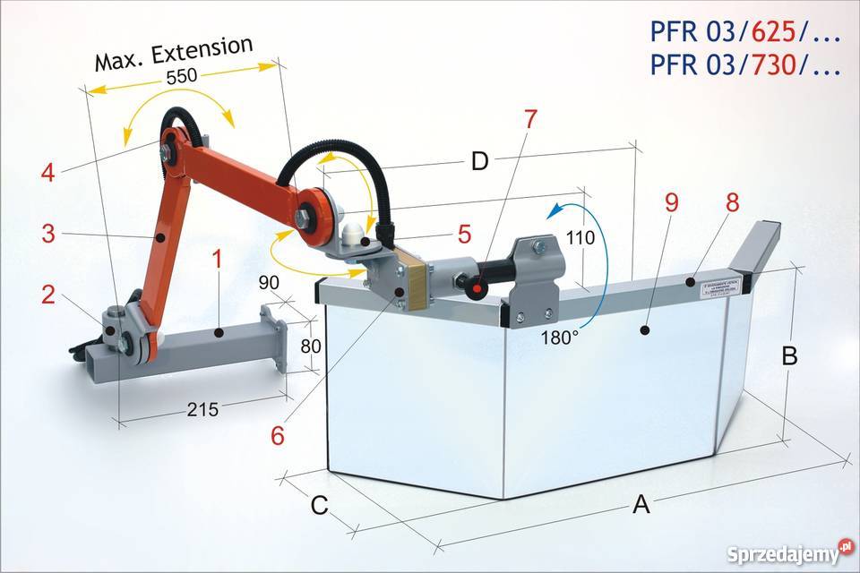 Osłona bezpieczeństwa PFR do frezarek