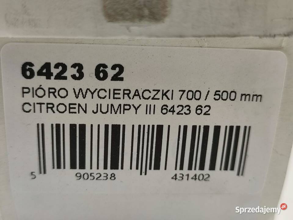 ZESTAW PIÓR WYCIERACZEK PRZÓD 700 500mm CITROEN sprzedam
