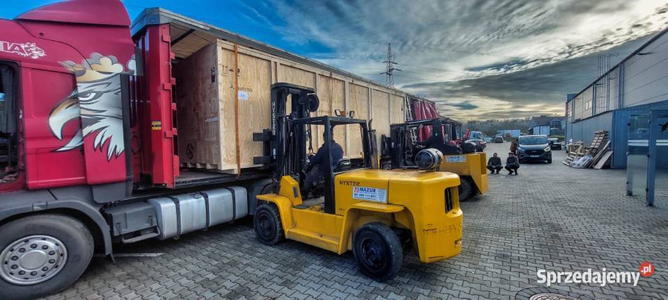 Załadunki i rozładunki maszyn i urządzeń małopolskie Kraków