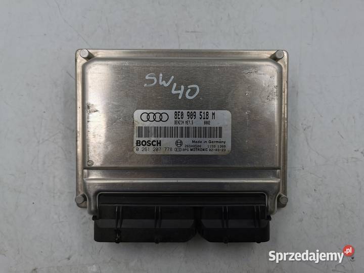 Sterownik Silnika Audi A4 B6 18T AVJ 8E0909518M osobowe Wyszków