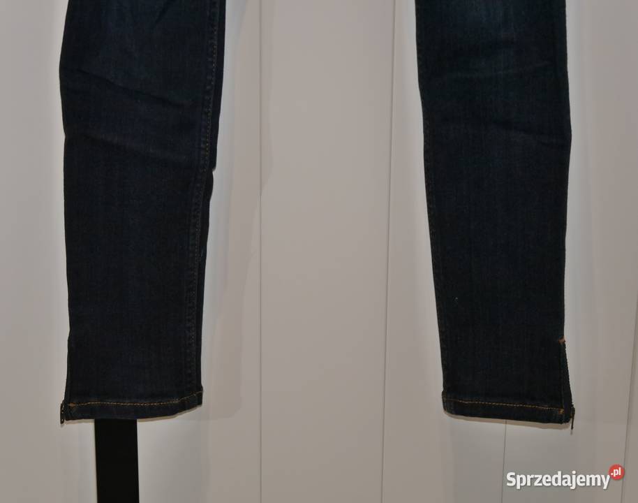 Hollister świetne spodnie rurki zameczki 34 XS Bez wzoru Wrocław