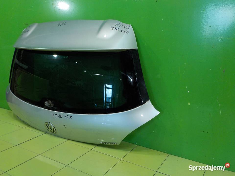 VW SCIROCCO 20 TDI 10r COUPE 2D klapa tyl osobowe Suków