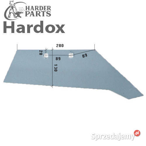 Lemiesz 300ha HARDOX 5000103P części do pługa
