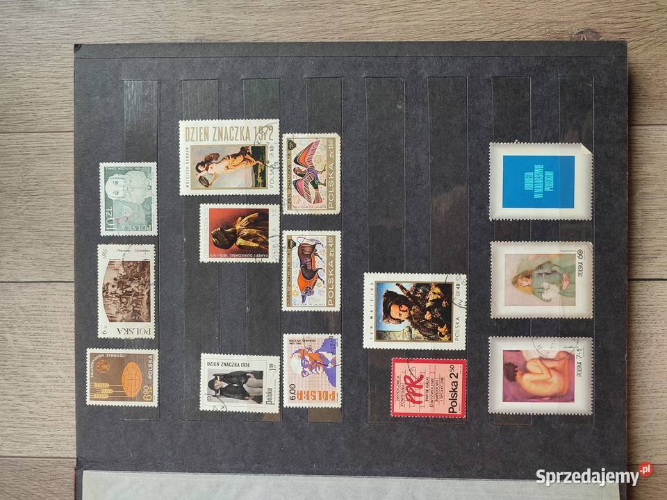 Klaser z znaczkami duży zestaw sprzedam