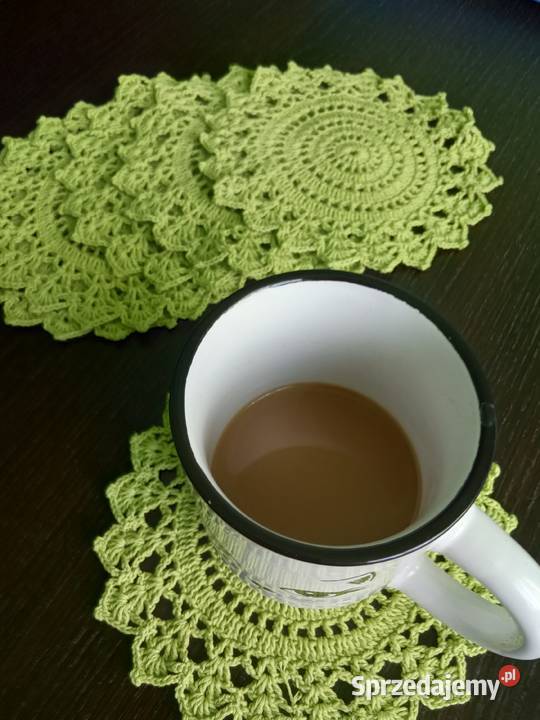 Szydełkowe serwetki Drzewica