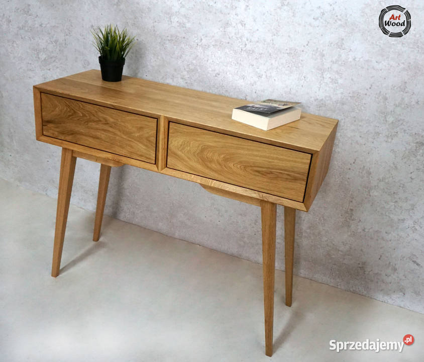 Konsola drewniana konsola dębowa 80cm małopolskie Nowy Sącz