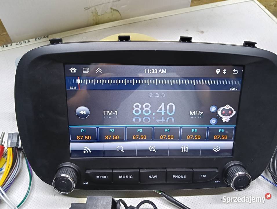 Radionawigacja GPS android Fiat 500x Drążdżewo Nowe