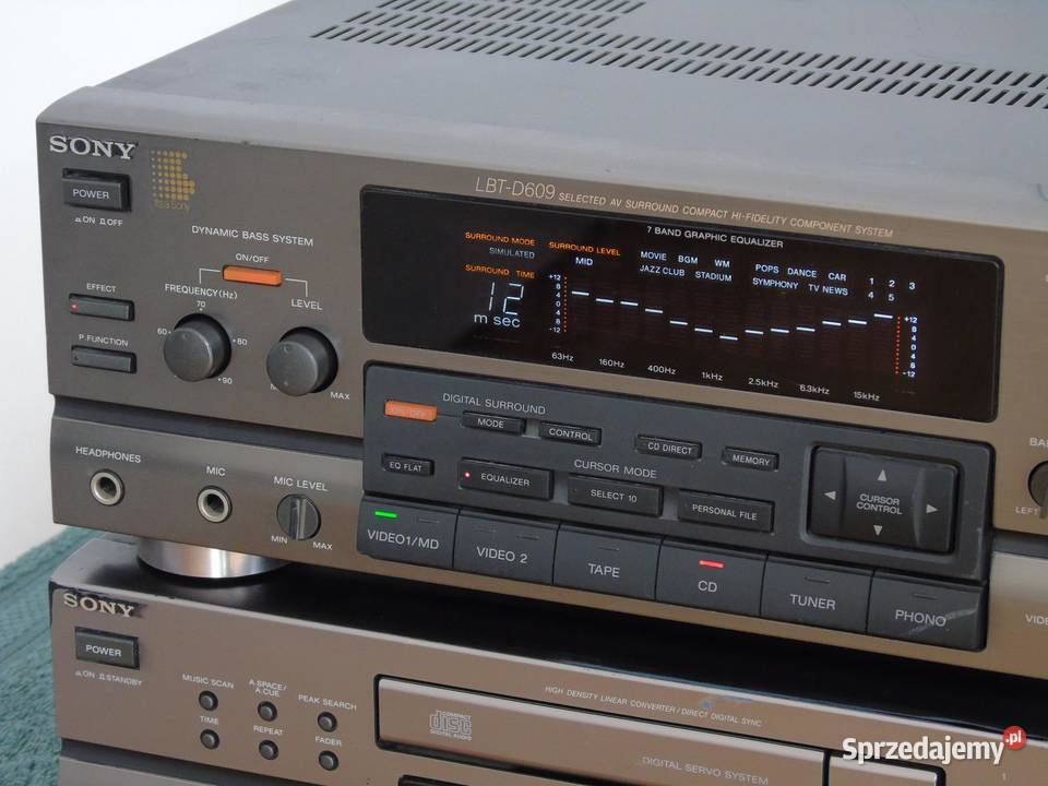 Wzmacniacz Sony TAD609 korektor graficzny Jasło