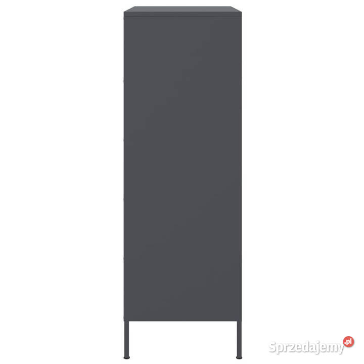 Szafka antracytowa 68x39x113 stal WM842960 Pozostałe Warszawa