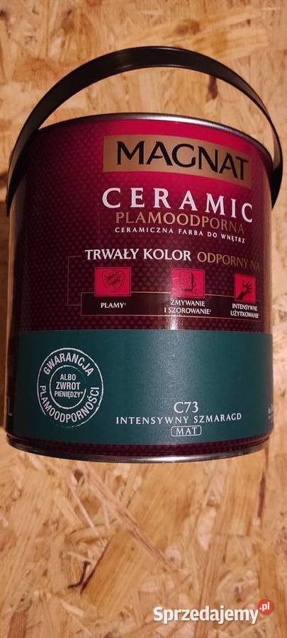 FARBA MAGNAT CERAMIC INTENSYWNY SZMARAGD 25L Gierałtowice sprzedam