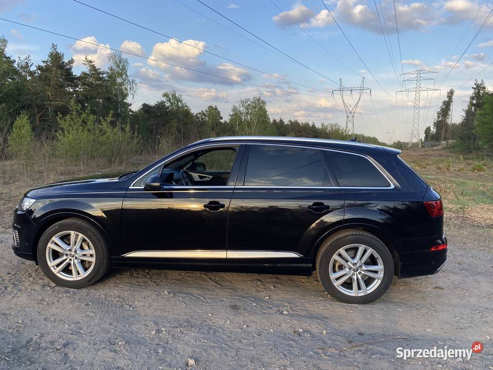 Audi q7 etron quattro s line 2018 385 hybryda światła przeciwmgielne mazowieckie Warszawa sprzedam
