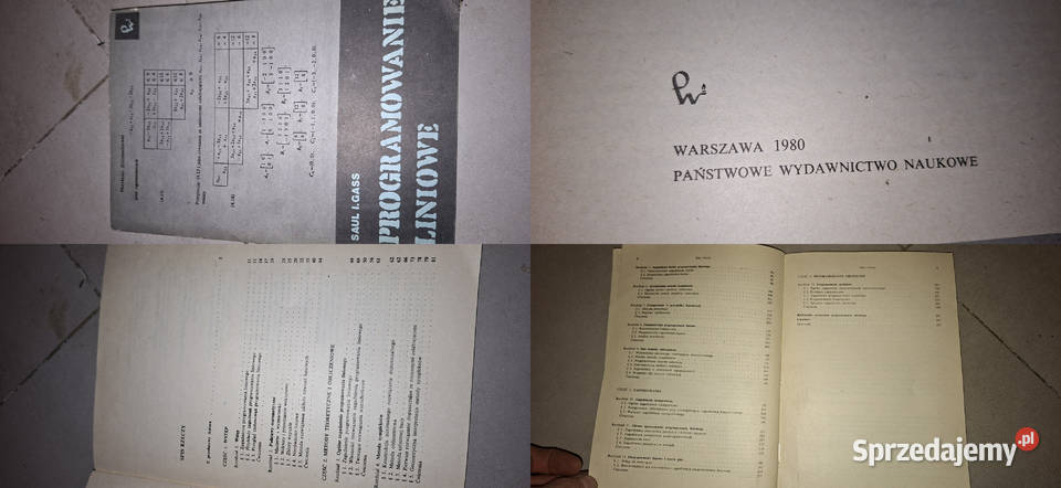 Programowanie liniowe Saul Jagass IV wyd 1980