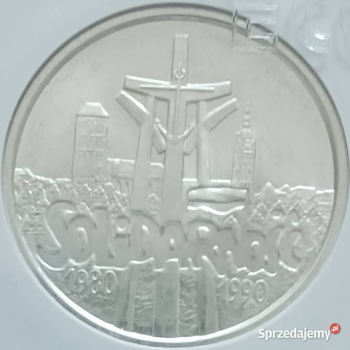 100 000 Solidarność 1990 r Typ B 2 MS 63 GCN Konin