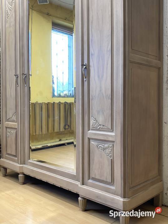Szafa kremowa garderoba 3drzwiowa Secesja Szafy i garderoby mazowieckie Warszawa