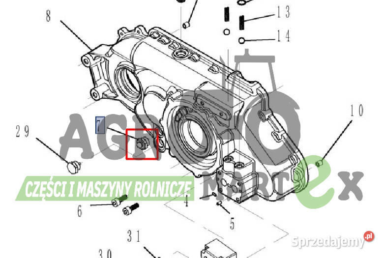 87691706 76086316 WSKAŹNIK POZIOMU OLEJU CNH Części i osprzęt rolniczy Wichrów