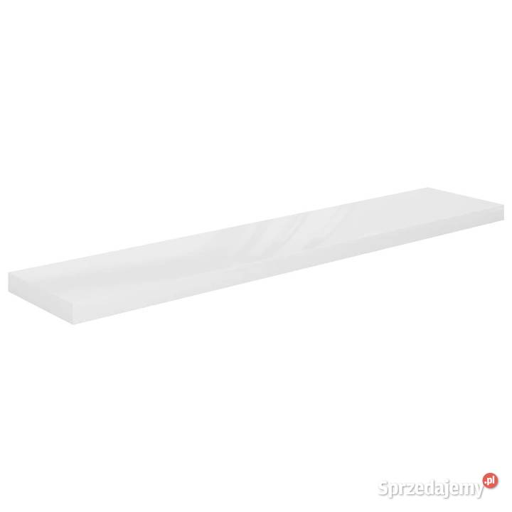 Półka ścienna wysoki połysk biała 120x235x38 MDF Półki mazowieckie Warszawa
