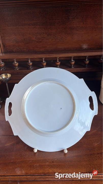 Patera z motylem i kwiatami Biała porcelanka 95 Gdańsk sprzedam