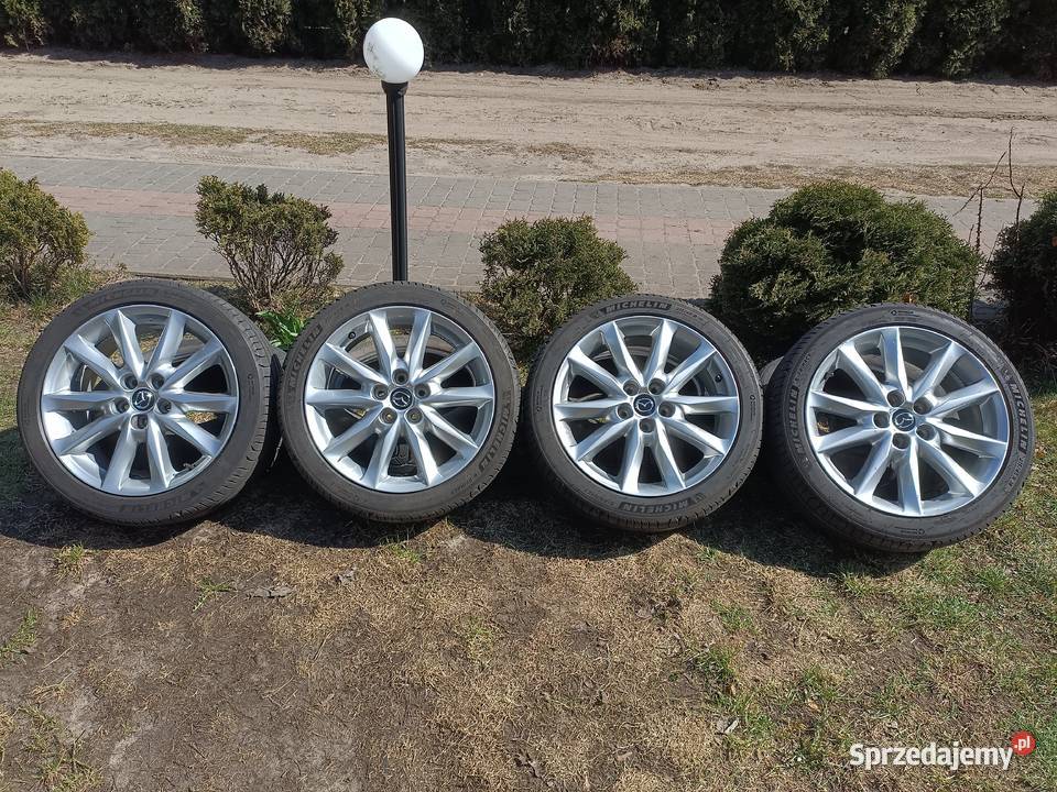 Felgi Mazda 18 5x1143 opony Michelin 21545 R18 Ostrołęka sprzedam