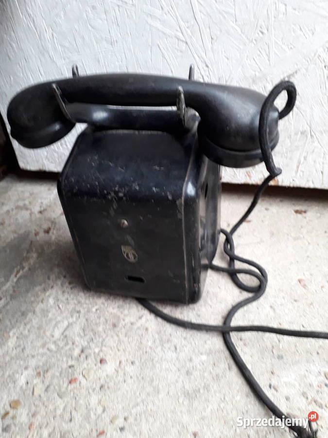 Stary telefon Siemens kolejowy na korbkę Warszawa