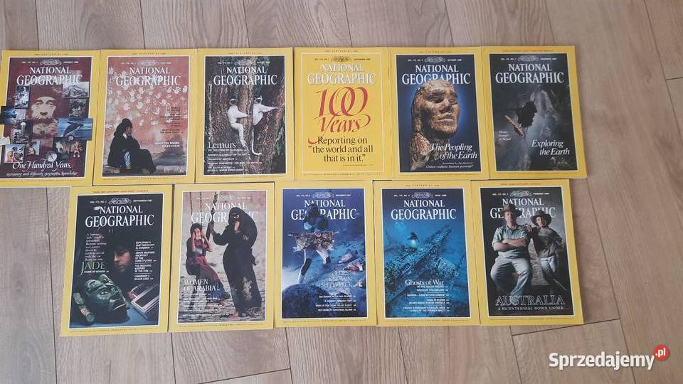 National Geographic wydanie amerykańskie Rok wydania 1987 mazowieckie