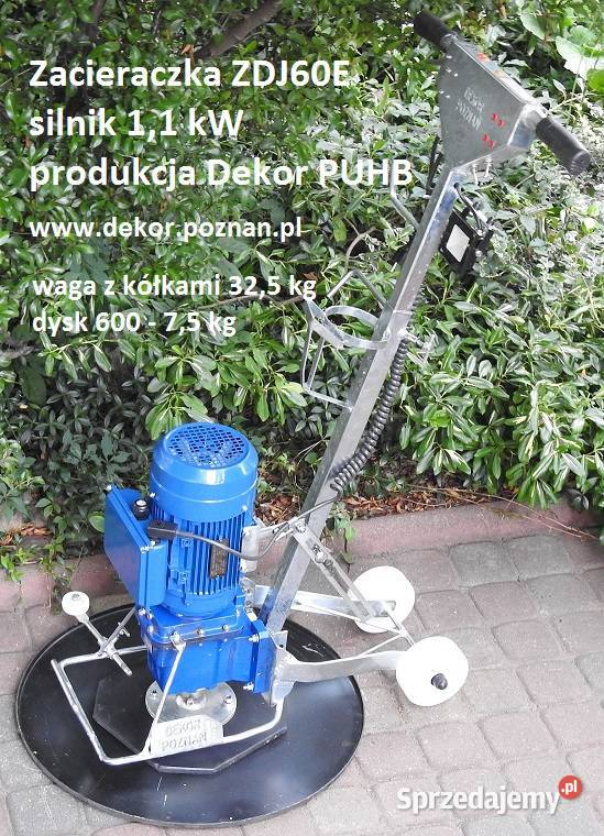 Zacieraczka do betonu gwarancja 5 lat Poznań sprzedam