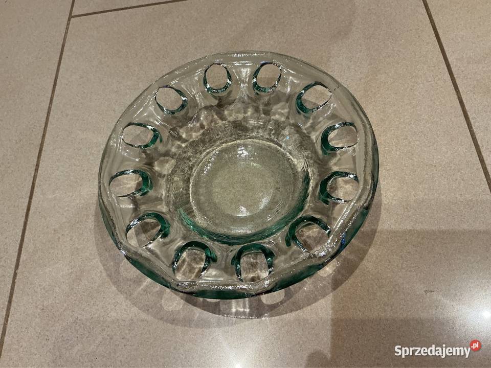 Hiszpańska Patera Misa Szklana Vintage lubuskie Nowa Sól