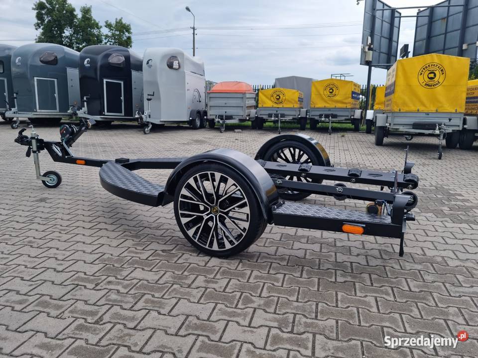 Przyczepa Custom KamCzepka VIP czarna płozo Lesznowola
