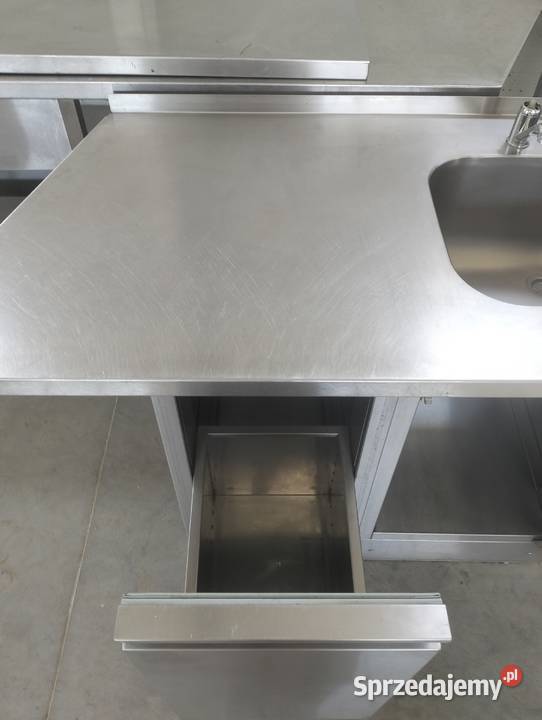 Zlew gastronomiczny z szafką 131x70x89 Słupia Kapitulna