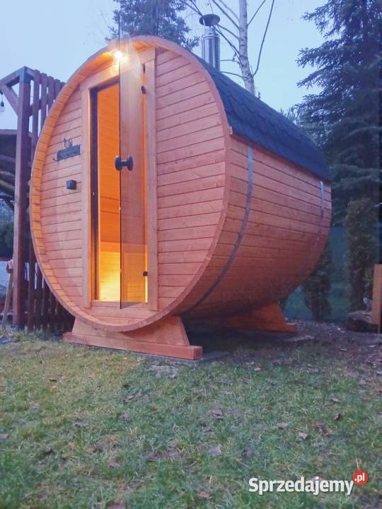 Sauna ogrodowa BECZKA 18 m Sauny Giżycko sprzedam