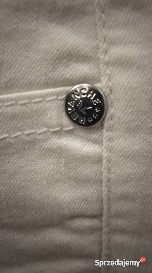 Białe Spodnie Jeans Damskie Revanche in Fashion Rozmiar 36(S) lubuskie Nowa Sól