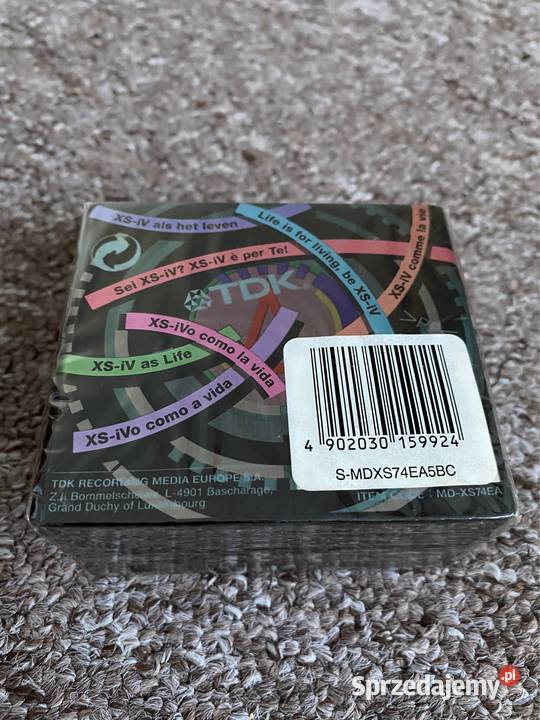 Mini Disc TDK XSiV 74 min x 5 Nowe MD Warszawa