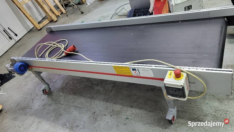 Taśmociąg prosty przenosnik taśmowy płaski DEGA Białogard sprzedam