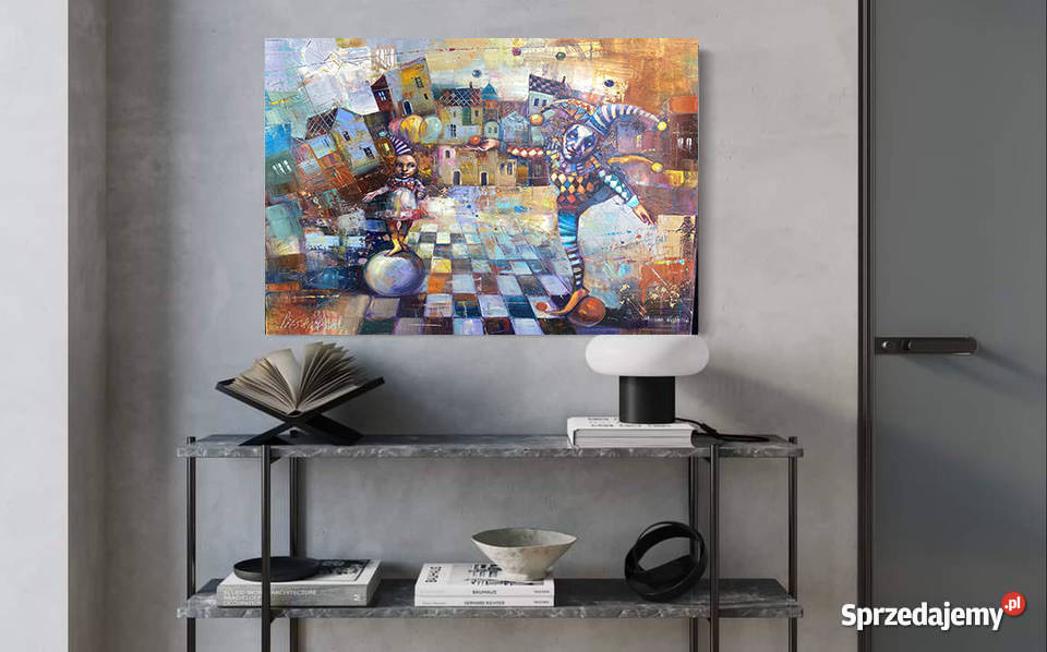 Pitsko Giennadij Cyrk przyjechał 80x70 obraz