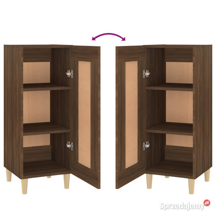 Szafka brązowy dąb 345x34x90 materiał Warszawa