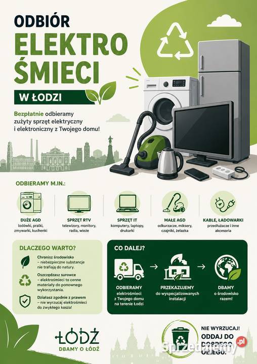 Odbiór elektrośmieci Łódź i