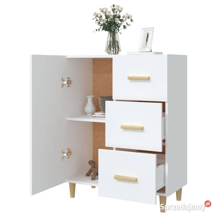 Szafka biała 695x34x90 materiał drewnopochodny