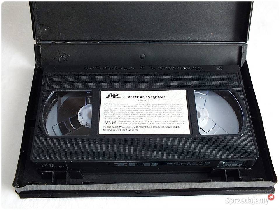 Kaseta VHS Ostatnie Pożądanie Film na Video