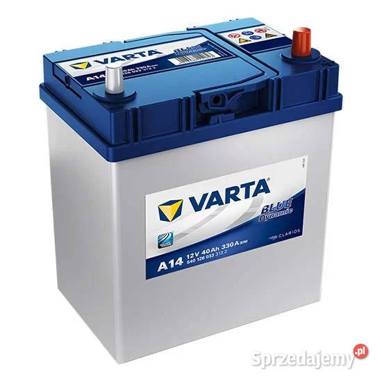 Akumulator VARTA Blue Dynamic A14 40Ah 330A EN P Gdańsk