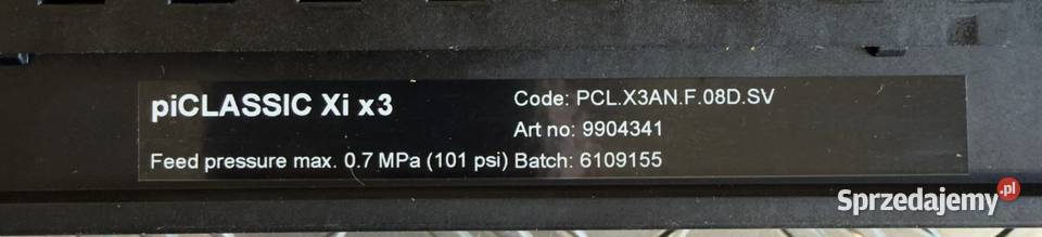 Piab piCLASSIC Xi x3 PCLX3ANF08DSV Generator zachodniopomorskie Szczecin