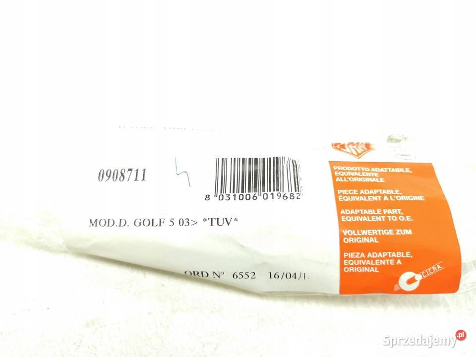 LISTWA ZDERZAKA PRAWY PRZÓD VW GOLF V 0308