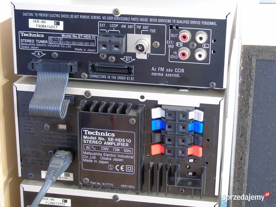 Wieża Technics SAHD510 710 pilot kolumny DOSTAWA Jasło