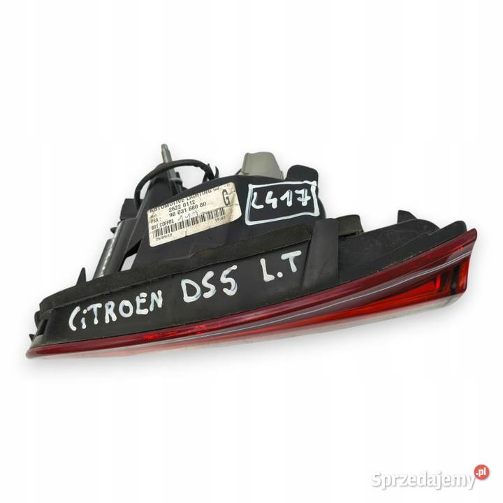 LAMPA LEWA Citroen DS5 201115r tylna tylnia lewa