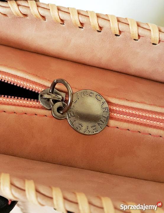 STELLA McCARTNEY TOREBKA WĄŻ PUDROWY RÓŻ ŁOSOŚ brązowy/beżowy Torby i torebki Bydgoszcz sprzedam