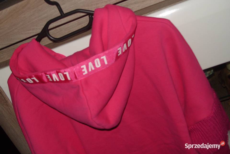 ciepła bluza THE WESS sweterkowe rękawki r ML Kaptur wielkopolskie Rawicz