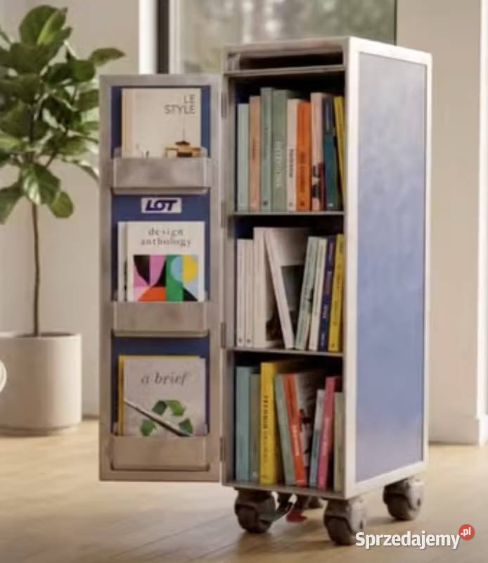 Wózek cateringowy LOT barek samolot pokładowy Kontenerki wielkopolskie